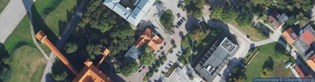 Zdjęcie satelitarne Zamek w Kwidzynie