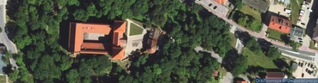 Zdjęcie satelitarne Zamek w Nidzicy
