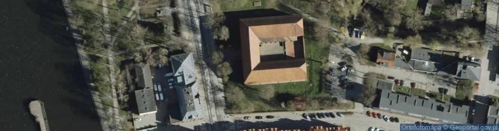 Zdjęcie satelitarne Zamek w Ostródzie