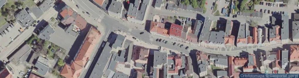 Zdjęcie satelitarne Zespół Zamkowo-Pałacowy w Żarach
