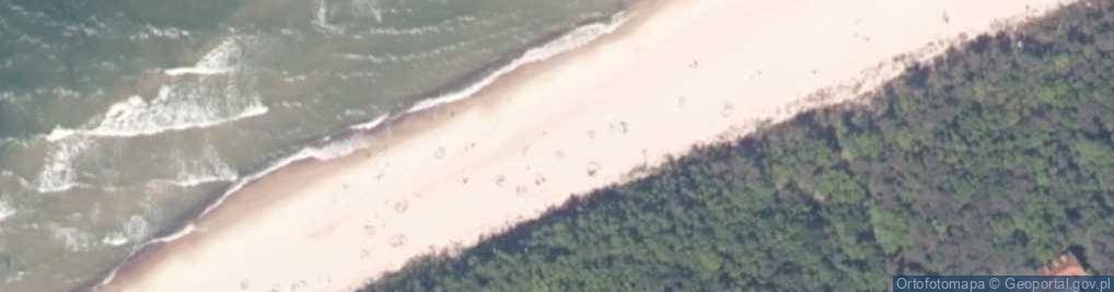 Zdjęcie satelitarne Zjeżdżalnia wodna na plaży
