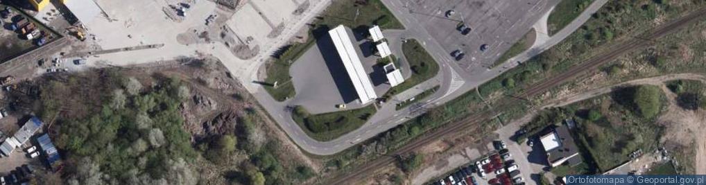 Zdjęcie satelitarne Stacja Paliw Auchan Bydgoszcz Fordon