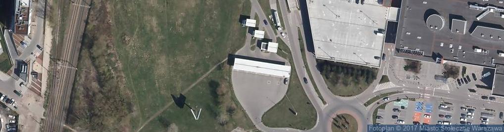 Zdjęcie satelitarne Stacja Paliw Auchan Warszawa Wola