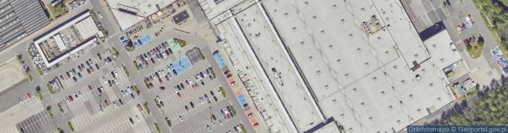 Zdjęcie satelitarne Auchan Bytom