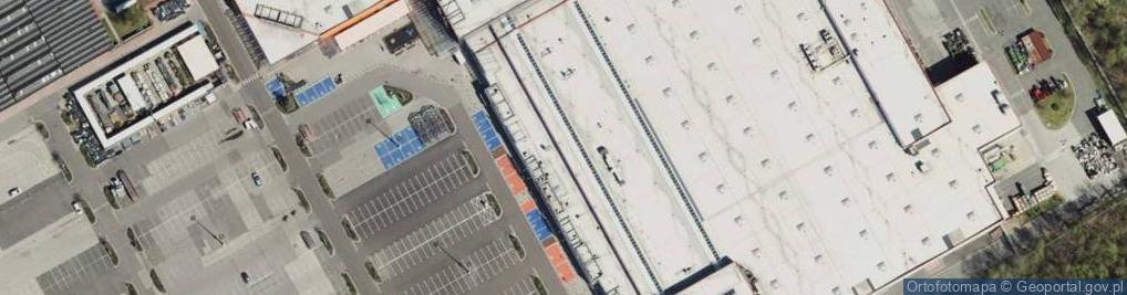 Zdjęcie satelitarne Auchan Hipermarket Bytom
