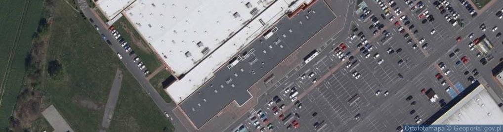 Zdjęcie satelitarne Auchan Hipermarket Legnica