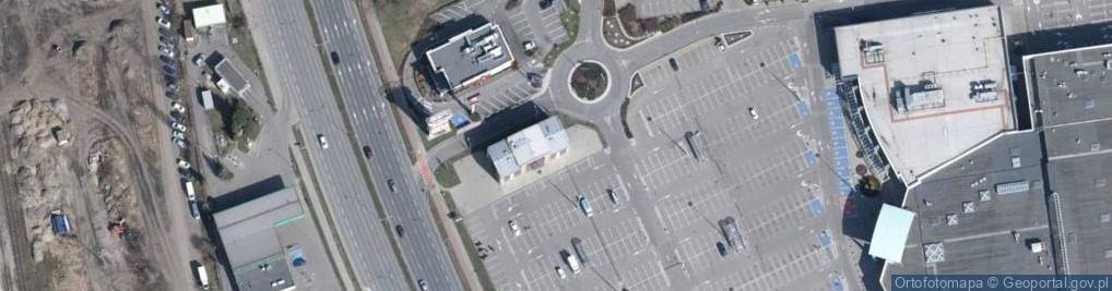 Zdjęcie satelitarne Auchan Hipermarket Łódź Polesie