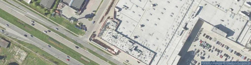 Zdjęcie satelitarne Auchan Hipermarket Lublin Al. Witosa