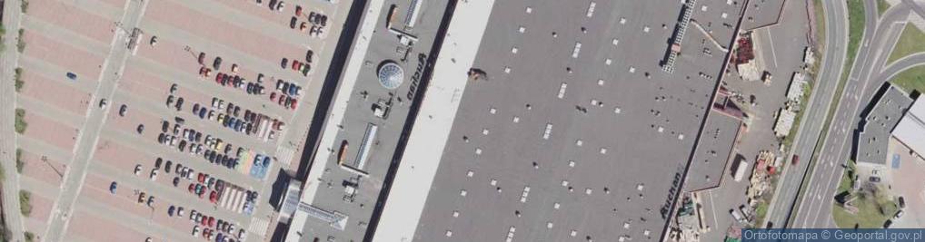 Zdjęcie satelitarne Auchan Hipermarket Mikołów