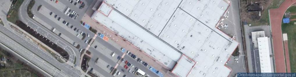 Zdjęcie satelitarne Auchan Hipermarket Opole Sosnkowskiego