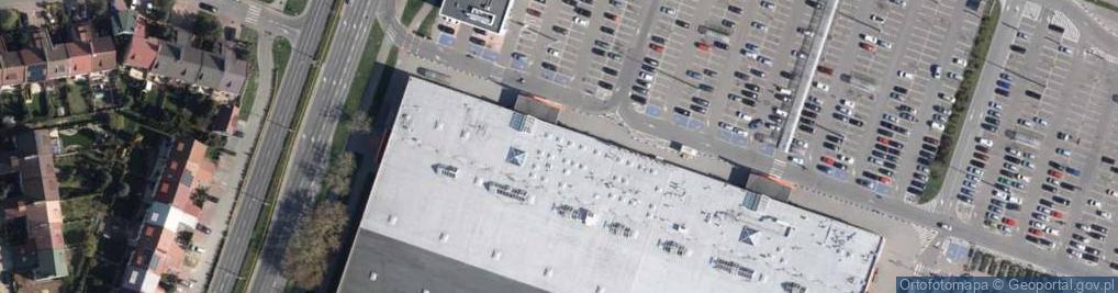 Zdjęcie satelitarne Auchan Hipermarket Płock