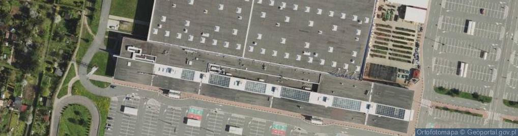 Zdjęcie satelitarne Auchan Hipermarket Sosnowiec