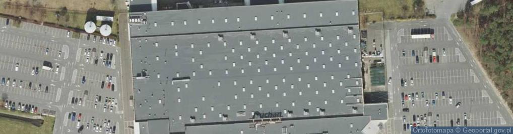 Zdjęcie satelitarne Auchan Hipermarket Zielona Góra