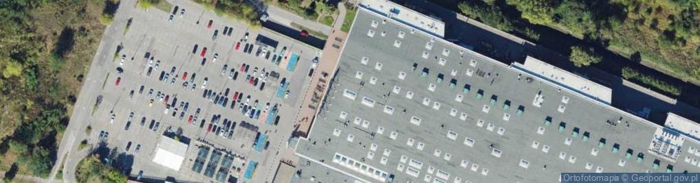 Zdjęcie satelitarne Auchan Katowice