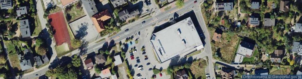 Zdjęcie satelitarne Auchan Supermarket Katowice Panewnicka