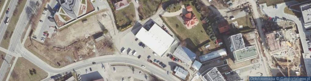 Zdjęcie satelitarne Auchan Supermarket Rzeszów Paderewskiego