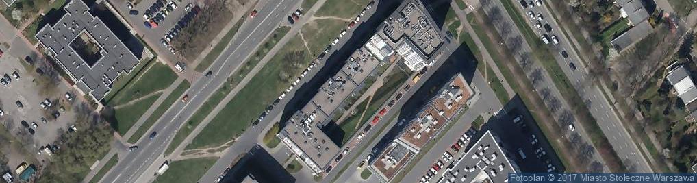 Zdjęcie satelitarne Auchan Supermarket Warszawa Bonifacego