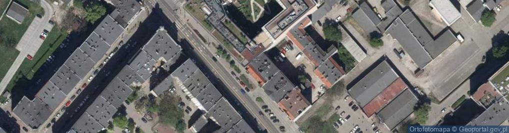 Zdjęcie satelitarne Anga Przedsiębiorstwo Handlowe