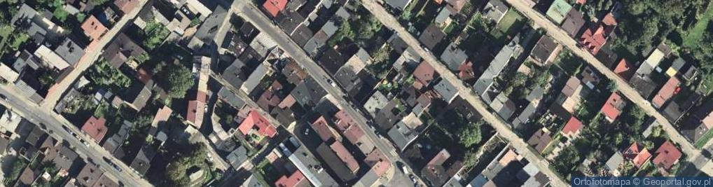 Zdjęcie satelitarne Halina. Sklep motoryzacyjny