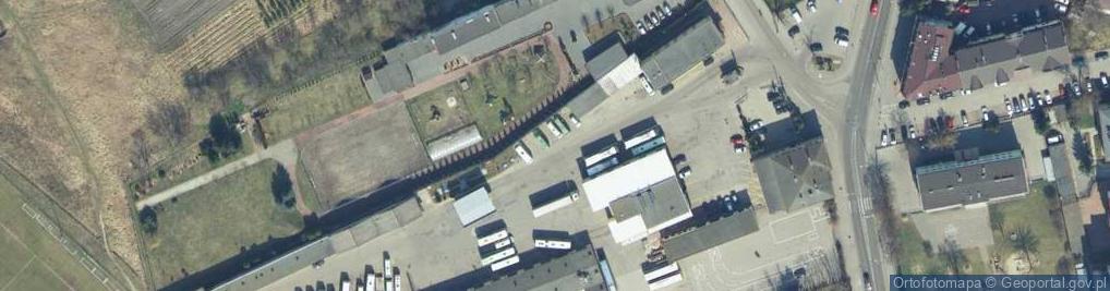 Zdjęcie satelitarne PKS Łuków