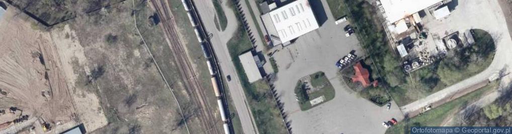 Zdjęcie satelitarne Scania Polska S.A.