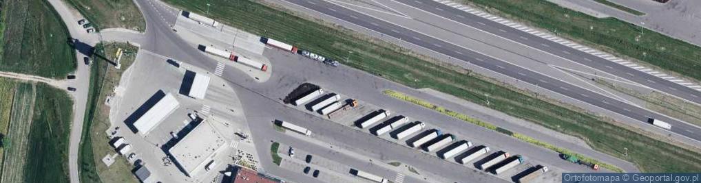Zdjęcie satelitarne MOP Markuszów Południe