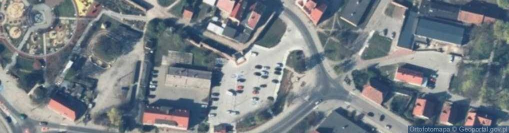 Zdjęcie satelitarne parking bus