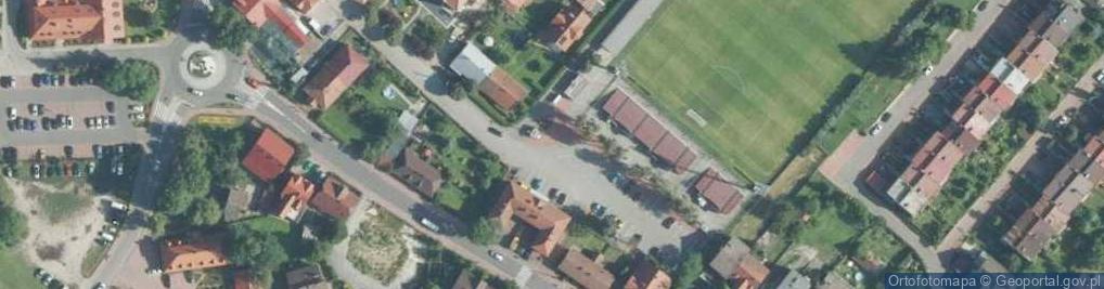 Zdjęcie satelitarne parking dla autokarów