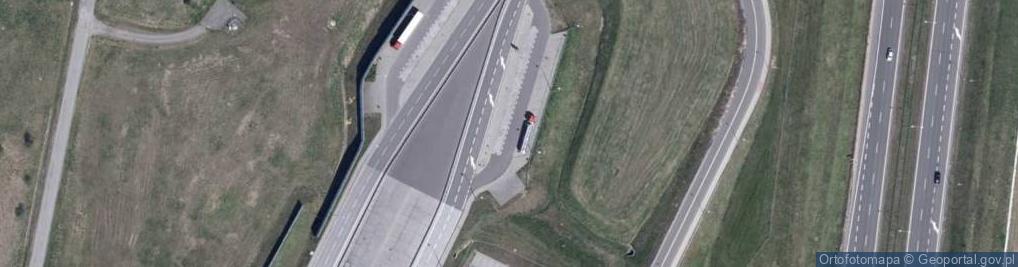 Zdjęcie satelitarne Parking węzeł Świerklany