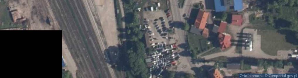 Zdjęcie satelitarne Autohandel. Komis