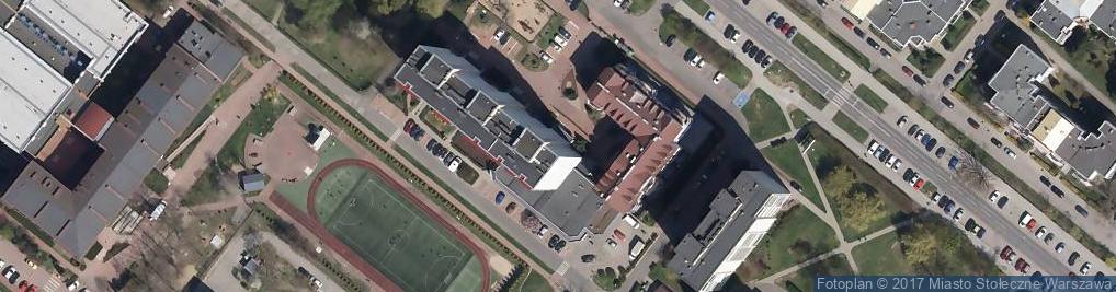 Zdjęcie satelitarne Skup Aut Warszawa Białołęka