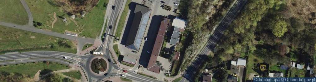 Zdjęcie satelitarne Centrum Nawigacji w Luboniu
