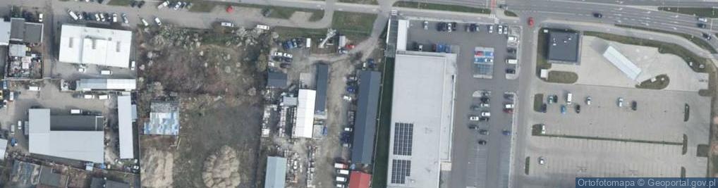 Zdjęcie satelitarne Mechanika Pojazdowa Klimatyzacja Wulkanizacja Damian