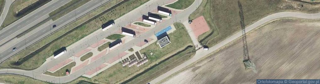 Zdjęcie satelitarne MOP Dobieszowice Wschód