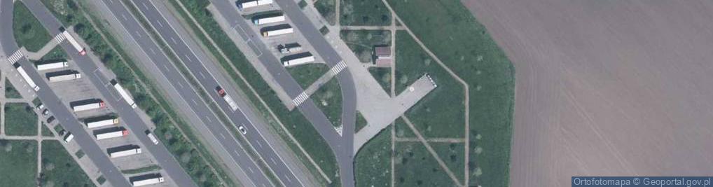 Zdjęcie satelitarne MOP Krajków Północ