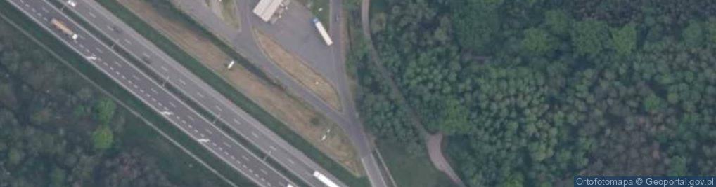 Zdjęcie satelitarne MOP Młyński Staw