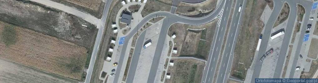 Zdjęcie satelitarne MOP Nowy Dwór Zachód