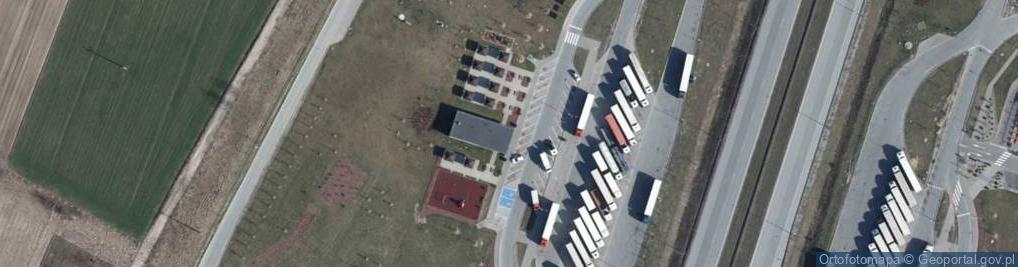 Zdjęcie satelitarne MOP Wiśniowa Góra Zachód