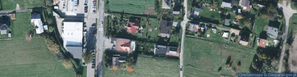 Zdjęcie satelitarne Bank Spółdzielczy w Porąbce