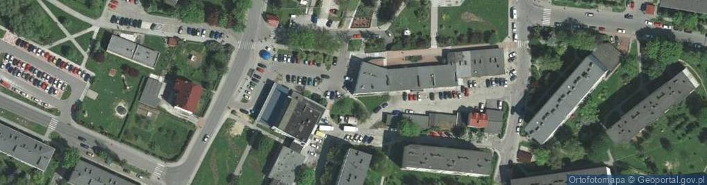 Zdjęcie satelitarne Bank Spółdzielczy w Skawinie