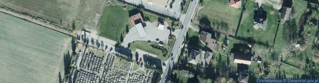 Zdjęcie satelitarne Bank Spółdzielczy w Wilamowicach