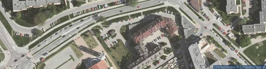 Zdjęcie satelitarne BS w Skawinie