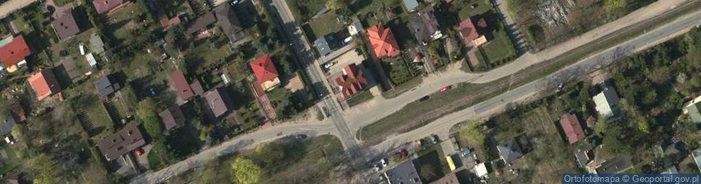 Zdjęcie satelitarne Fila Banku Spółdzielczego w Lesznowoli