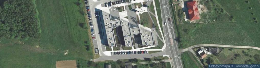 Zdjęcie satelitarne Krakowski Bank Spółdzielczy, oddział w Wielkiej Wsi