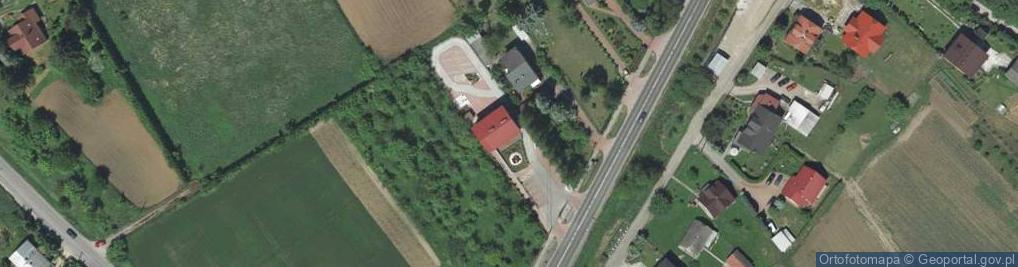 Zdjęcie satelitarne Bank Spółdzielczy Rzemiosła w Krakowie, oddział Luborzyca