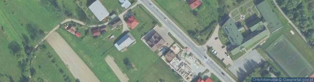 Zdjęcie satelitarne BS Mszana Dolna, punkt kasowy Mszana Górna