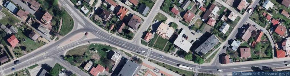 Zdjęcie satelitarne BS Nałęczów - filia w Kurowie