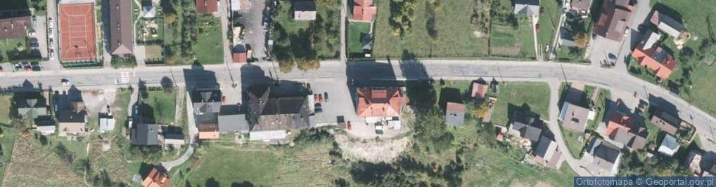 Zdjęcie satelitarne BS Ustroń - punkt obsługi klienta Koniaków