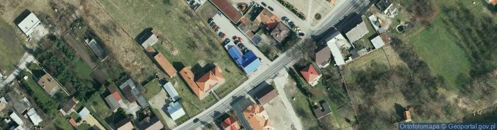 Zdjęcie satelitarne Krakowski Bank Spółdzielczy, filia w Radłowie