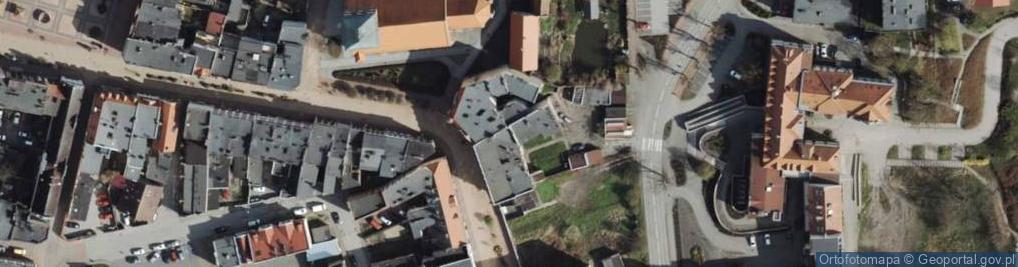 Zdjęcie satelitarne Bank Spółdzielczy w Chojnicach